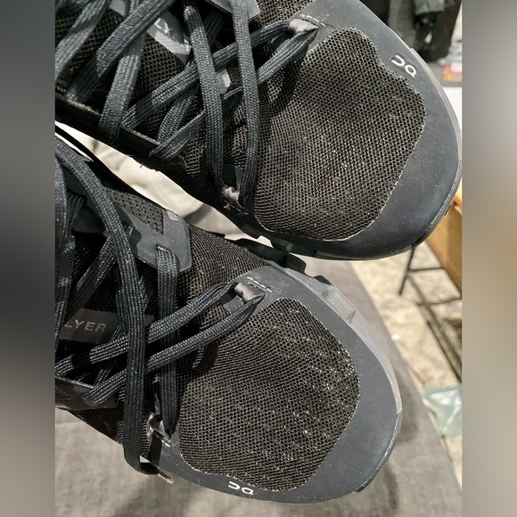 OC Men’s 9 On Cloud Cloudflyer 4 Black/White Athletic Running Sneakers Shoes - Picture 7 of 11